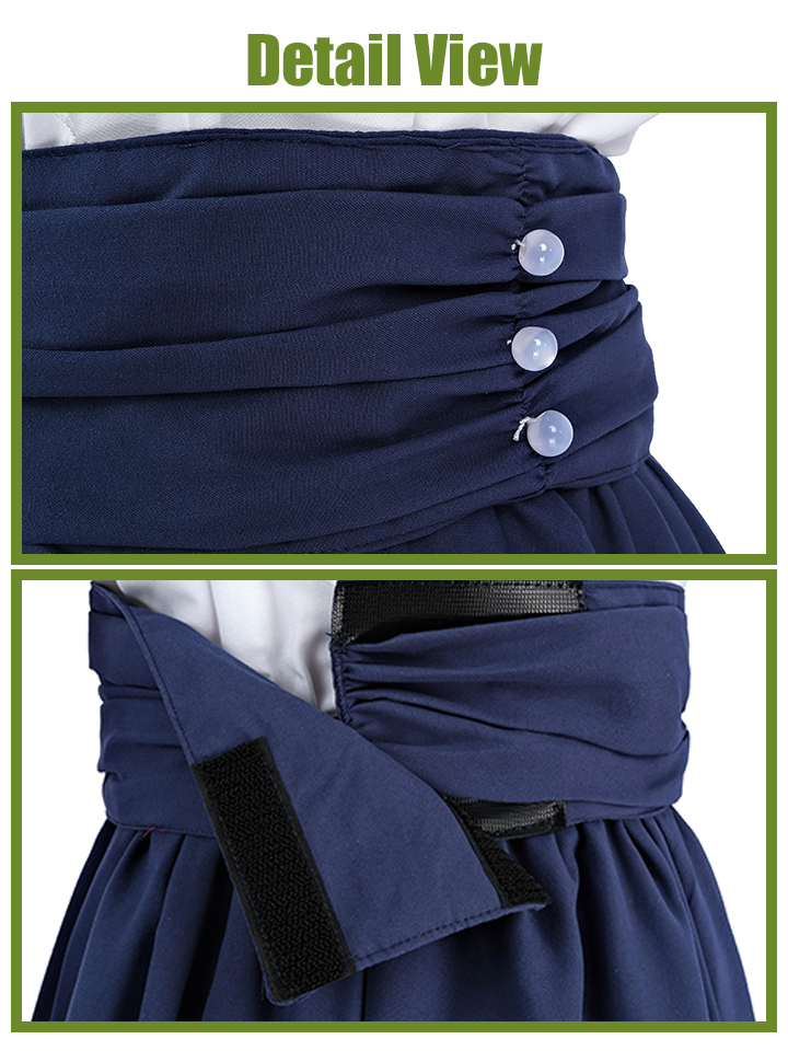 Nspstt Victorian Peasant Dress Set - Ruffle Blouse Tiered Skirt for Women